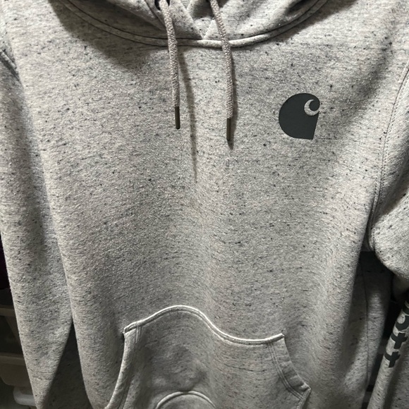 Carhartt Jackets & Blazers - Carhartt womens Heather Gray Hoodie
